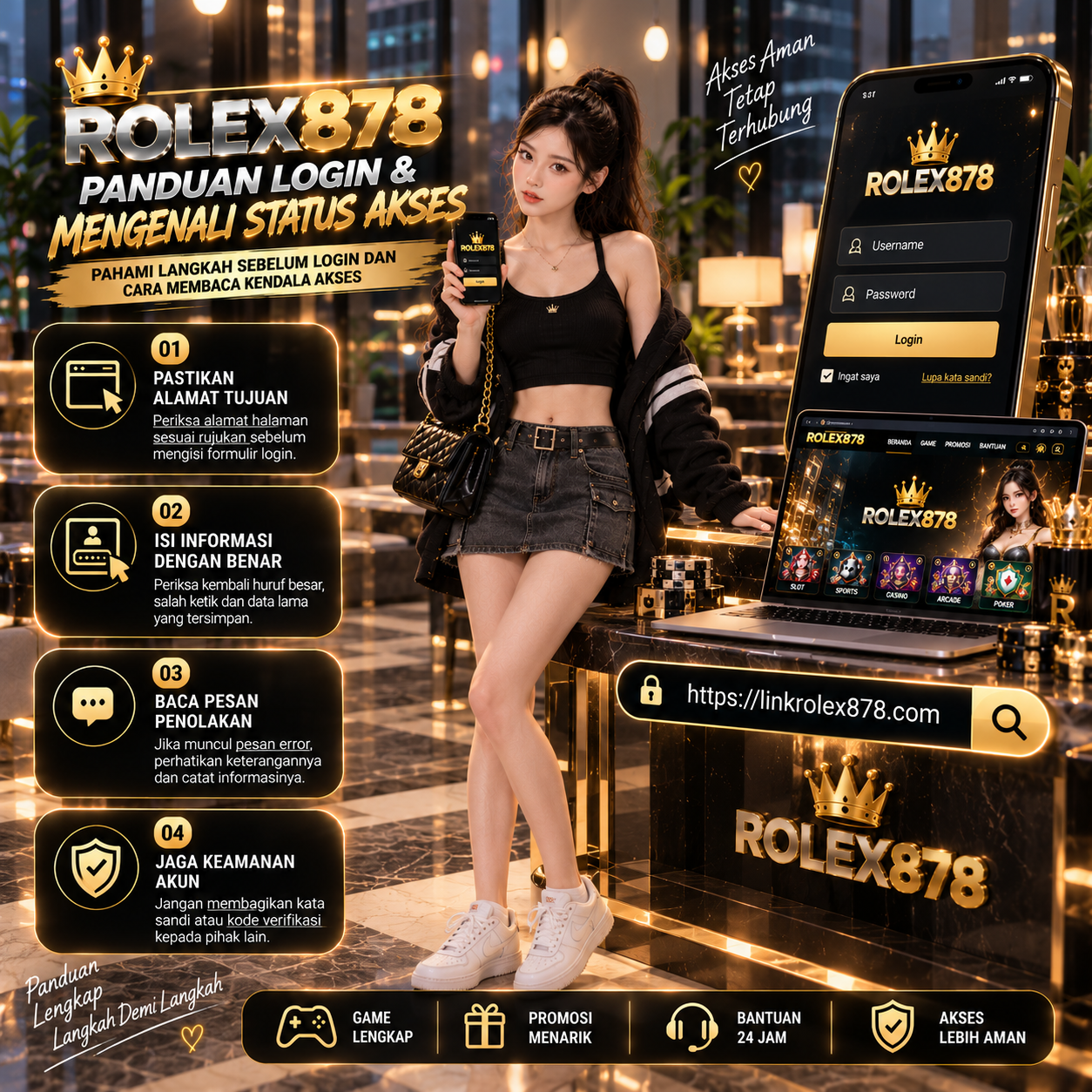 ROLEX878 | Panduan Login & Mengenali Status Akses